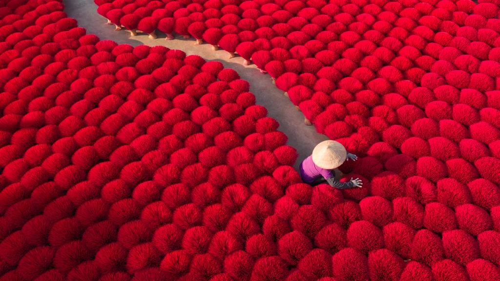 Red Incense Village Hanoi Photography