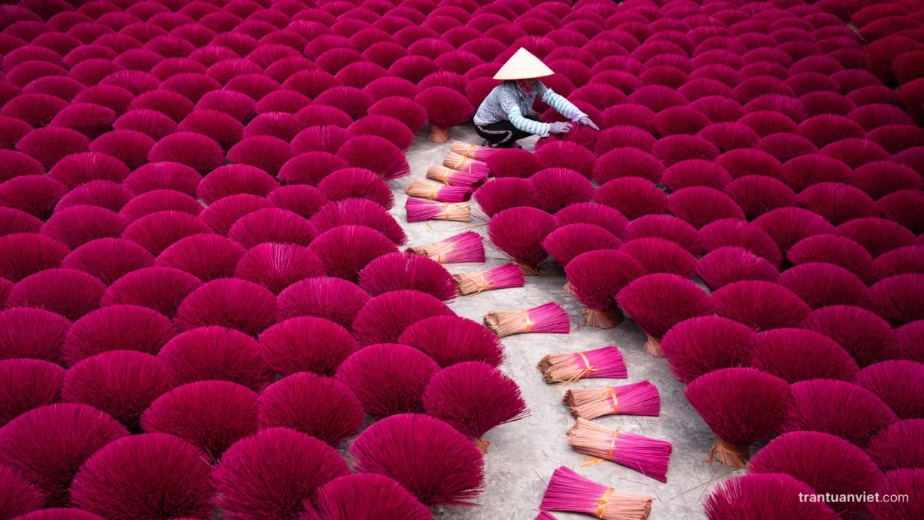 Incense village in Hanoi